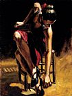 Fabian Perez Dancerin Red Skirt